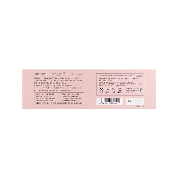 iroha FIT MIKAZUKI NADESHIKO COLOR 產品包裝背面,產品詳細資訊與特點展示
