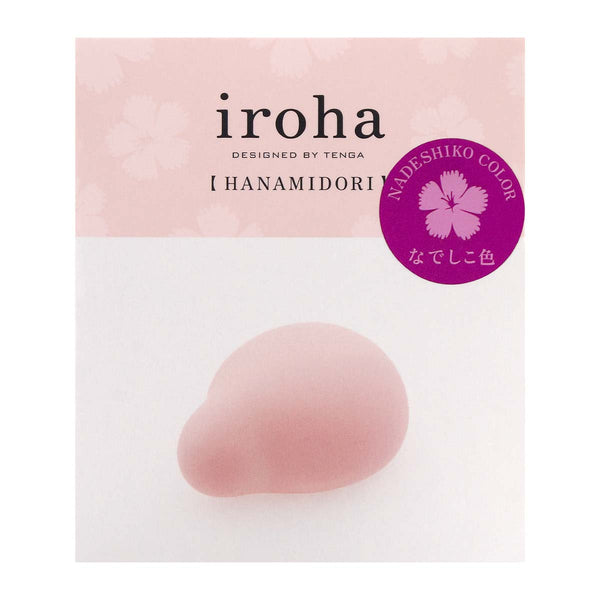 iroha MIDORI 撫子花色震動器外盒正面,帶有 Nadeshiko Color 標誌