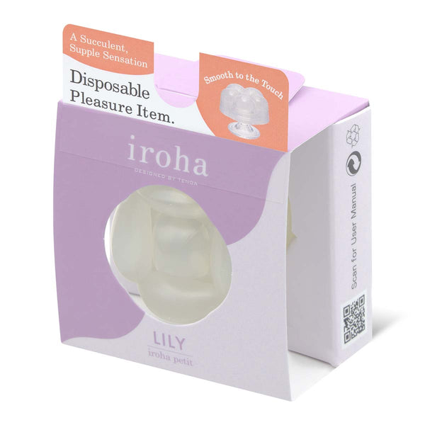 iroha petit LILY 包裝盒側視圖,顯示產品特色與品牌標識