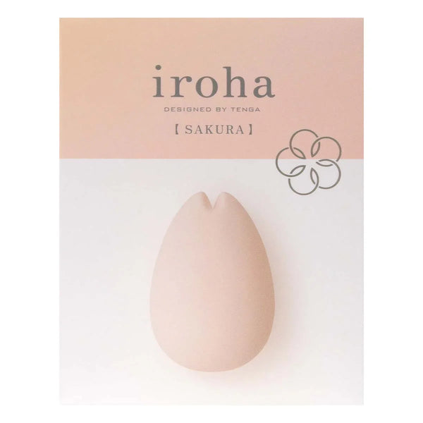 iroha SAKURA 雛櫻 震動器 - 包裝正面展示,品牌標誌與產品形狀設計