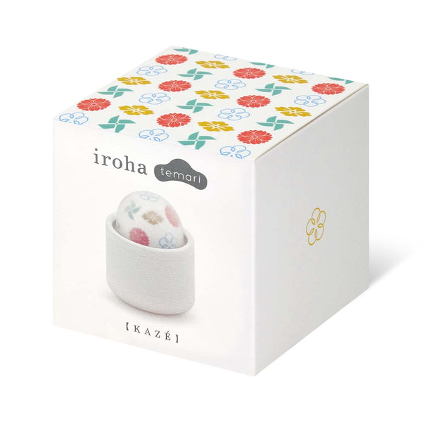 iroha temari KAZE 風情 產品包裝主視角,展現高級日系設計風格