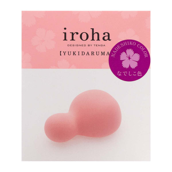 iroha YUKI Nadeshiko Color 雪人達摩 背面包裝,詳細產品規格與充電方式說明。