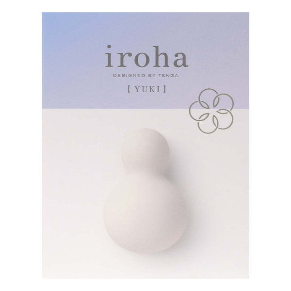 iroha YUKI 原廠包裝正面,柔和雪人造型設計。