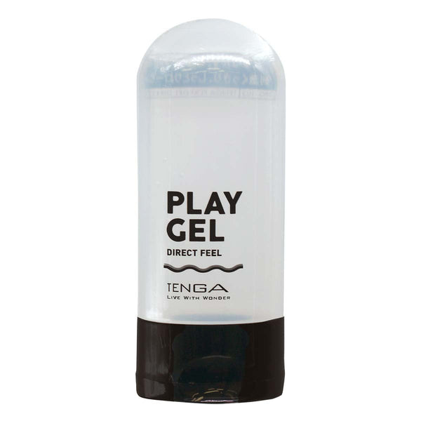 TENGA PLAY GEL DIRECT FEEL 正面,突顯產品名稱及功能