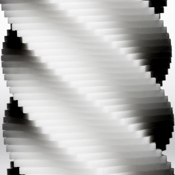TENGA 3Dx SPIRAL 立體螺旋層疊紋路特寫,高低起伏旋轉刺激結構設計