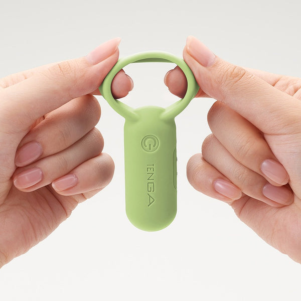 雙手拉伸 TENGA paiRING LIME 青檸綠色情侶環