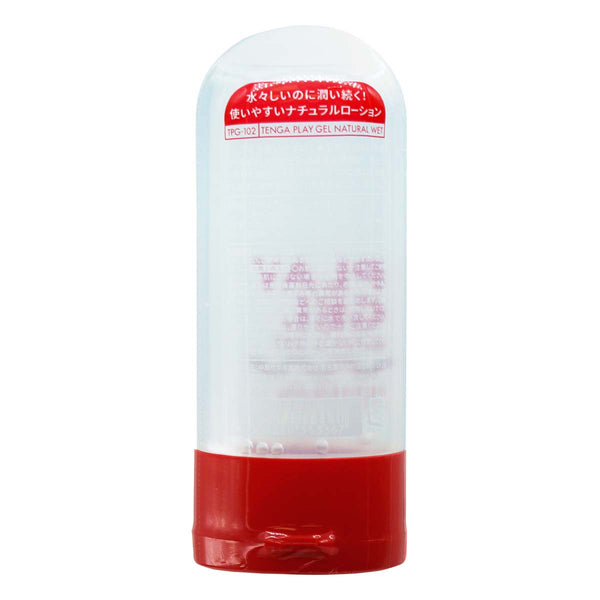 TENGA PLAY GEL NATURAL WET 背面視圖