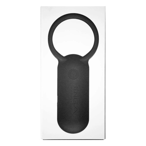 TENGA SVR Black 產品包裝正面,展示震動環設計