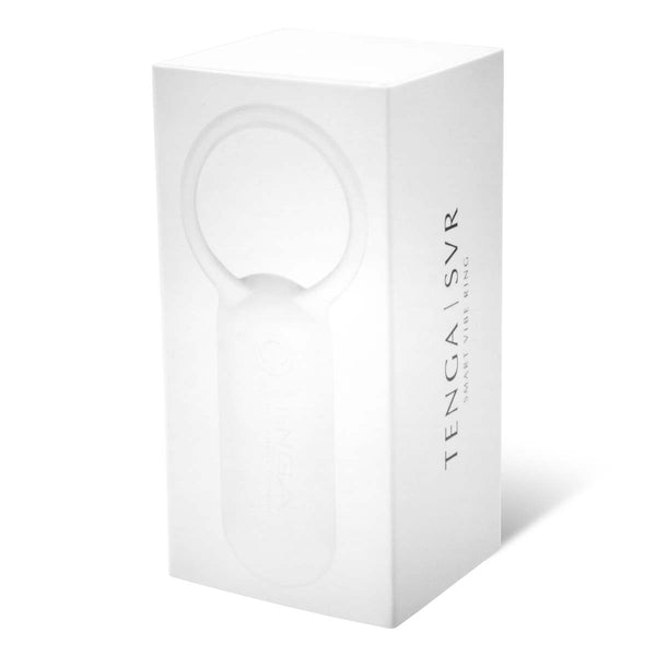 TENGA SVR PEARL WHITE 智能震動環主視覺,純白簡約設計,專為親密時光打造