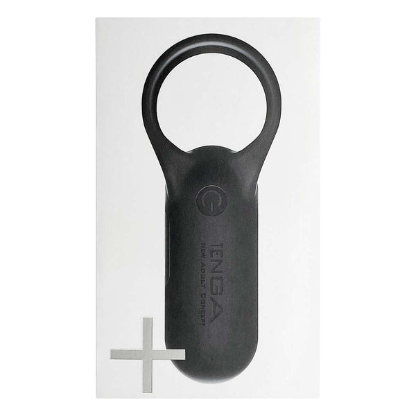 TENGA SVR PLUS 的正面視圖,黑色款式,體現簡約設計美學。