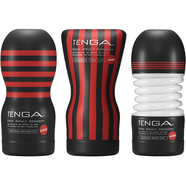 全新 TENGA CUP 系列 飛機杯 黑色緊握版 完全套裝