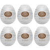 TENGA EGG Silky II 飛機蛋六入套裝，內部絲線交錯設計帶來順滑觸感與層層刺激，採用高彈性材質，方便攜帶，提供即時享受的愉悅體驗。