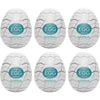 TENGA EGG Wavy II 飛機蛋6入套裝，波浪紋內部設計帶來層層刺激，適合多次享受的實用選擇。