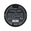 TENGA GEO Coral 包裝底部展示詳細產品資訊，包括使用方法與日本製造標記。