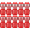 TENGA ORIGINAL VACUUM CUP 飛機杯 十個裝 - 超值套組，提供強烈吸啜感與即時潤滑體驗，滿足多次使用需求。