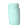 Tenga Puffy Mint Green，展示柔軟高彈性材質，結合獨特觸感工藝