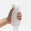 TENGA 3Dx 系列飛機杯高彈性材質，透過握壓改變內部刺激壓力