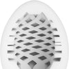 TENGA EGG MESH 內部結構圖 – 獨特網狀內部設計，創造緊密刺激與多重摩擦感。