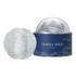 TENGA GEO AQUA 透明凝膠波浪紋水紋球飛機杯連原裝藍色底座展示圖