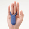 TENGA paiRING INDIGO 靛藍色震動器套於手指使用