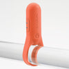 TENGA paiRING+ CORAL 珊瑚橙色情侶環佩戴示意