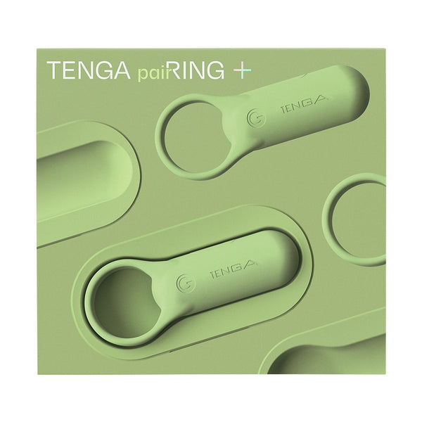TENGA paiRING+ LIME 青檸綠色情侶環及充電盒