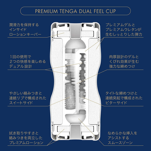 PREMIUM TENGA DUAL FEEL CUP 第二代-TENGA-TENGA 香港網上專門店 - 專營 TENGA 飛機杯及潤滑劑