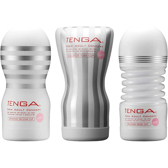 全新 TENGA CUP 系列 飛機杯 白色柔軟版 完全套裝-TENGA-TENGA 香港網上專門店 - 專營 TENGA 飛機杯及潤滑劑