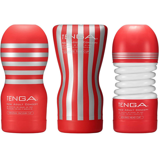 全新 TENGA CUP 系列 飛機杯 紅色標準版 精選套裝-TENGA-TENGA 香港網上專門店 - 專營 TENGA 飛機杯及潤滑劑