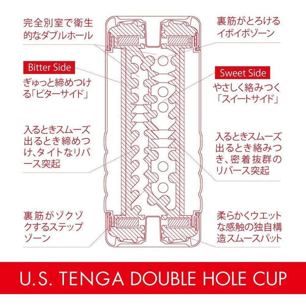 TENGA U.S. DOUBLE HOLE 飛機杯-TENGA-TENGA 香港網上專門店 - 專營 TENGA 飛機杯及潤滑劑