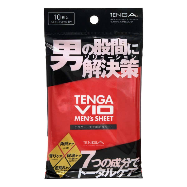 TENGA VIO MEN’s SHEET 男士護理濕紙巾-TENGA-TENGA 香港網上專門店 - 專營 TENGA 飛機杯及潤滑劑